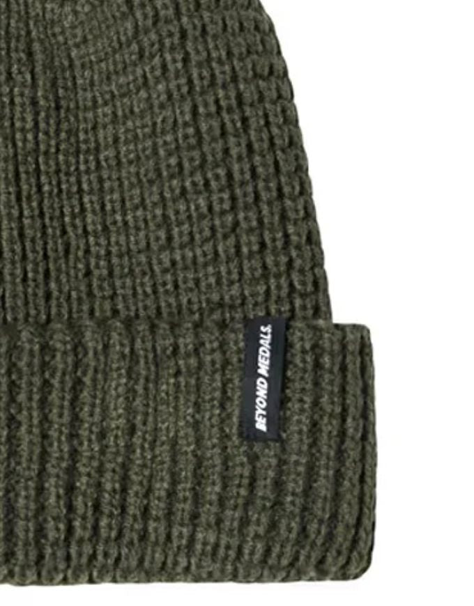 Beyond Medals Waffle Beanie | Green